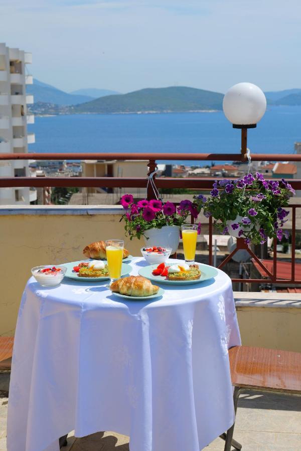 Eden Hotel Sarande Bagian luar foto